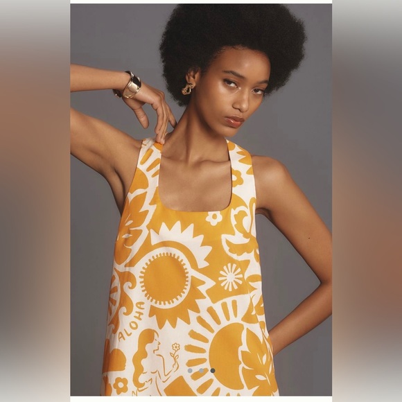 NWT Anthropologie Corey Lynn Calter Sleeveless Mini Dress sz XS - Picture 3 of 6